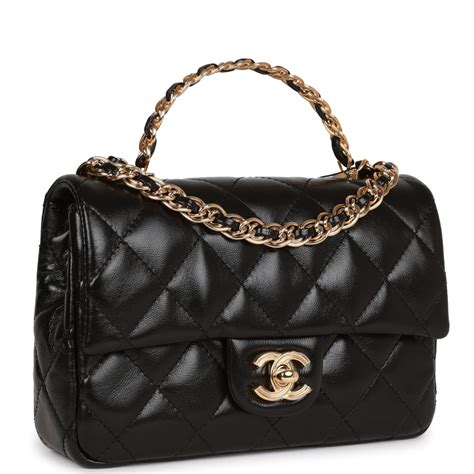 chanel flap with handle